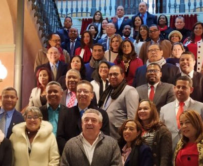 Alcaldes y concejales de la República Dominicana visitan la Diputación de Albacete