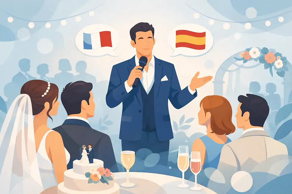 How to Choose a Bilingual Host for Your Wedding