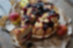 ★ Blackberry and apple crumble cake
