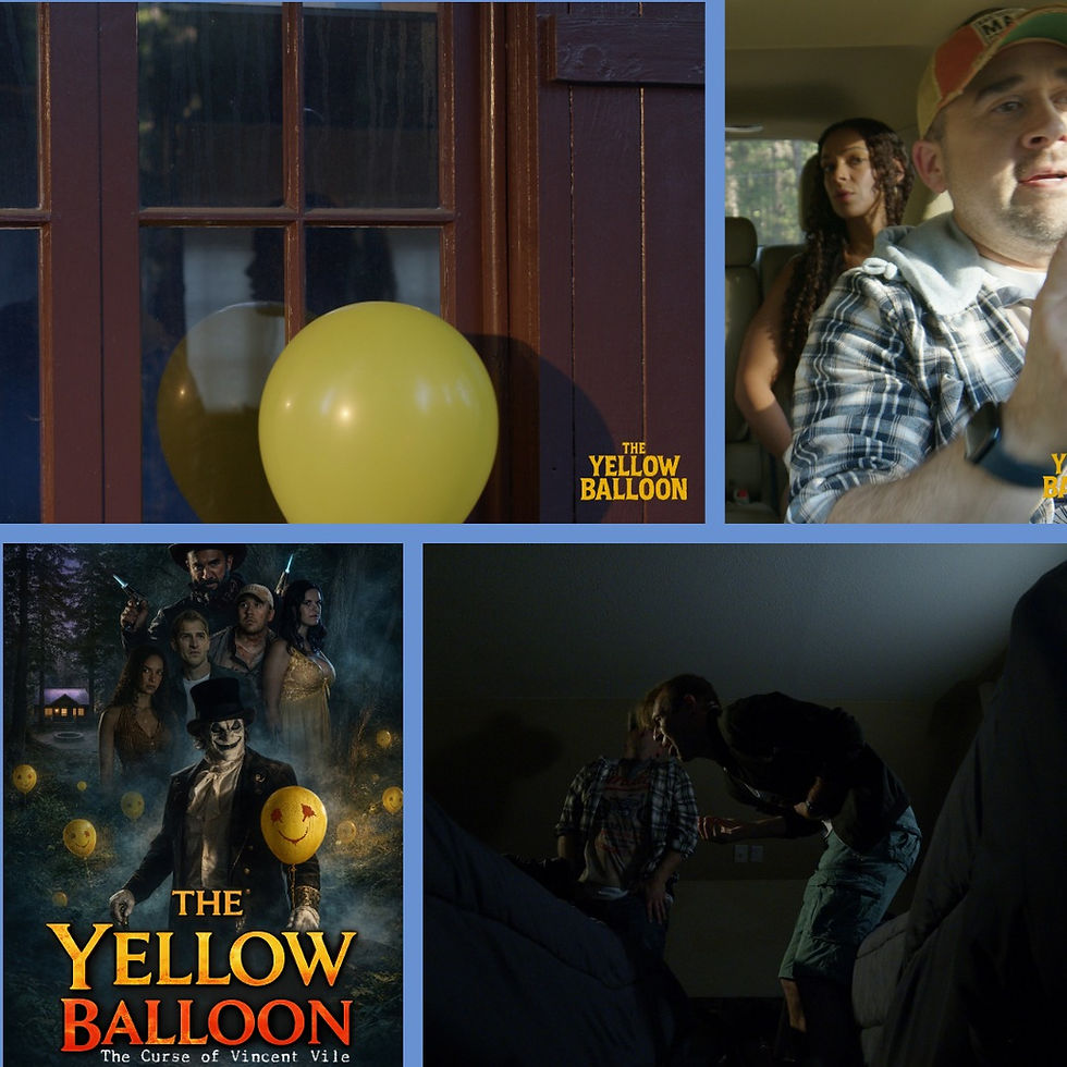Indie Film Podcast review of horror-comedy film The Yellow Balloon