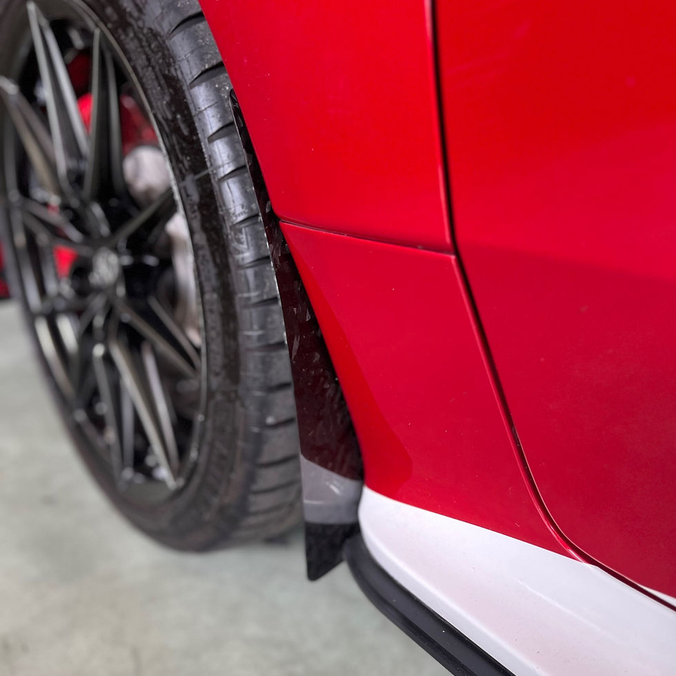Front Mud Flaps in Carbon Fiber for Toyota GR Yaris by RSI c6