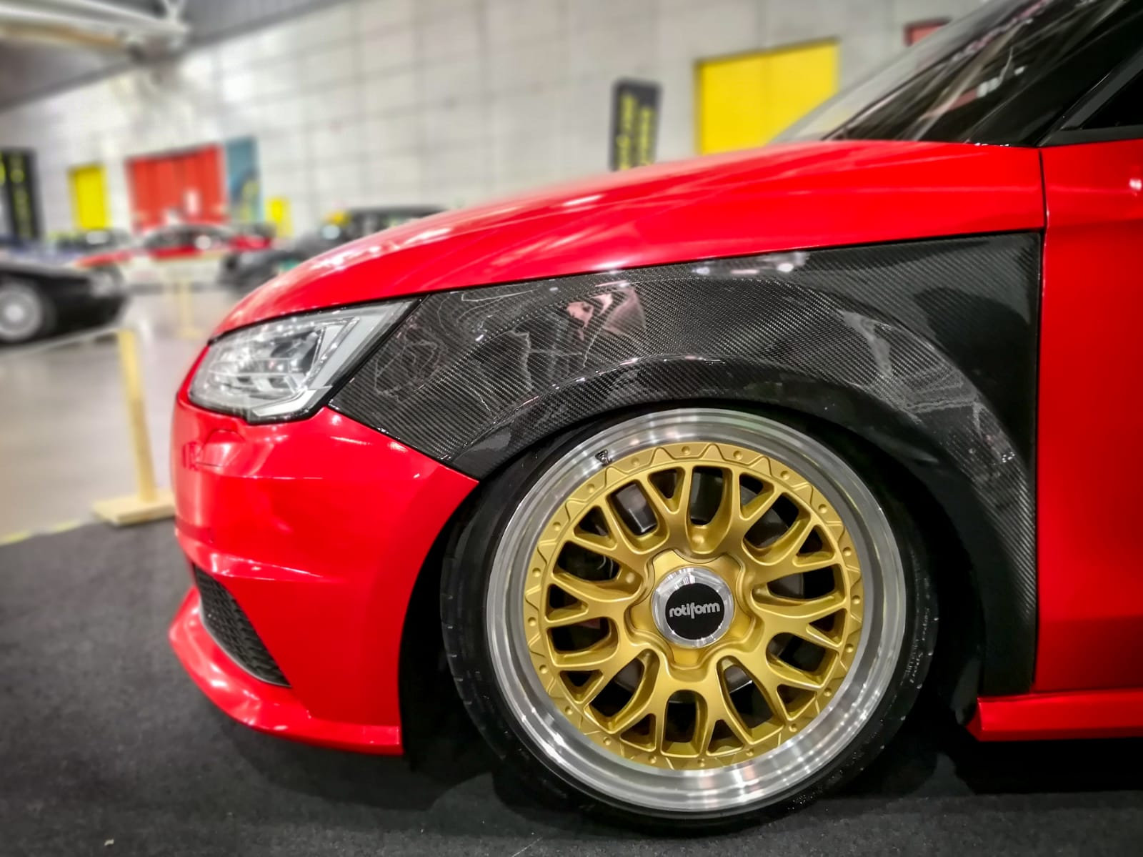 Wide fenders AUDI A1/S1 8X carbonfiber version RSI c6