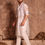 Thumbnail: PARK ROW - Contemporary White Muslin Worked Kurta Set