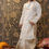 Thumbnail: Ivory White PhulBabu Dhoti Kurta Set - Premium Fabric and Handworked