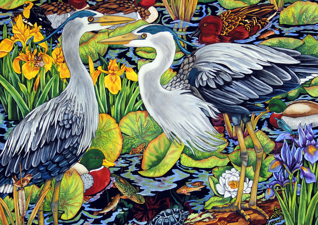 Kendahl Jan Jubb readily accepts commission painitngs based on her floral and fauna experiences. She will creat watercolor painitngs of gardens, pets, such as cats, dogs, horses and donkeys, she wilkk paint forest and fish and bears.