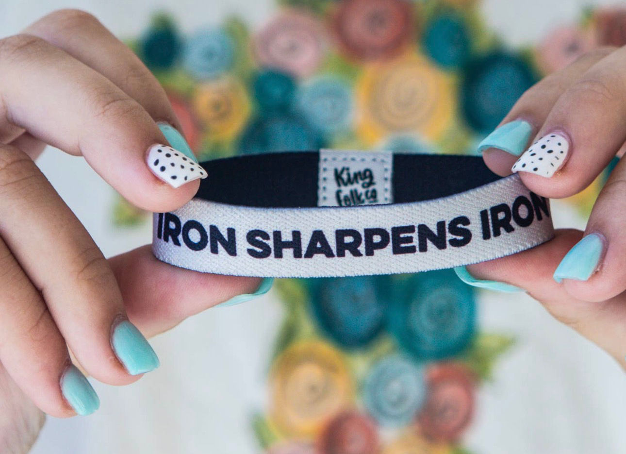 Iron Sharpens Iron Stretchy Bracelet