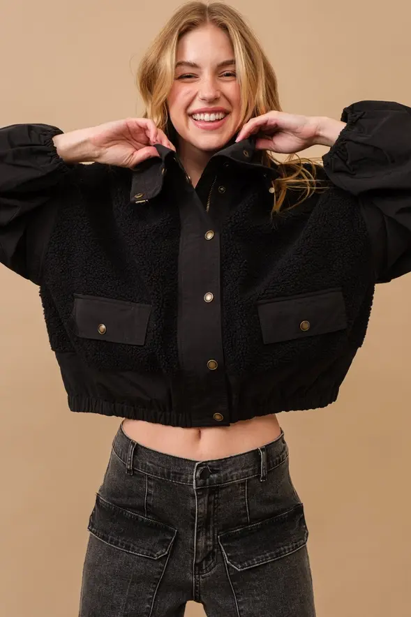 Thumbnail: Teddy Wind Breaker Jacket