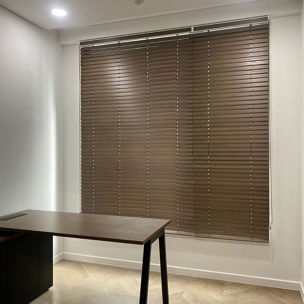 Rèm sáo lá gỗ cửa sổ cho không gian tinh tế