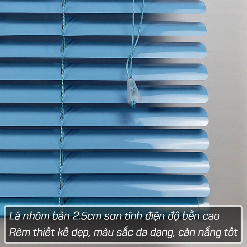 Hình thu nhỏ: Rèm sáo nhôm cửa sổ phòng ngủ cho không gian gia đình