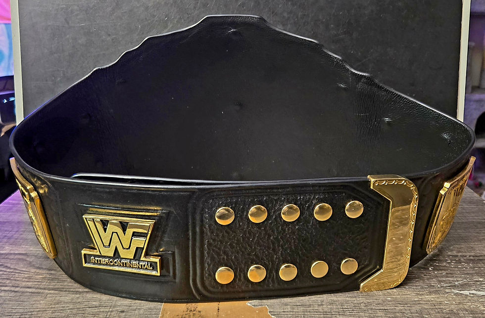 Thumbnail: WWF - INTERCONTINENTAL CHAMPIONSHIP 4K HD Etched  Classic Shields (Retail $1600)