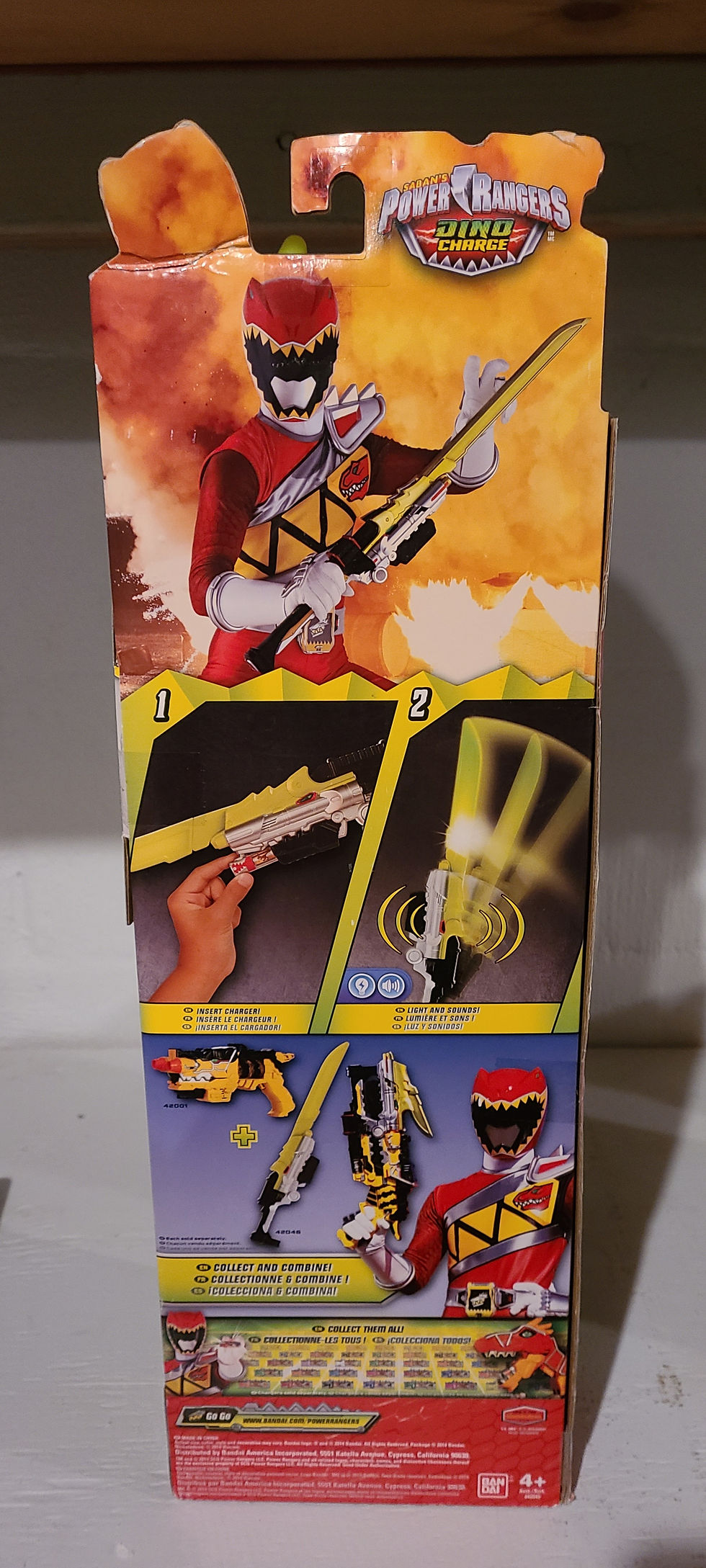 Thumbnail: Deluxe Dino Sword : Power Rangers : Dino Charge - Bandai 2014