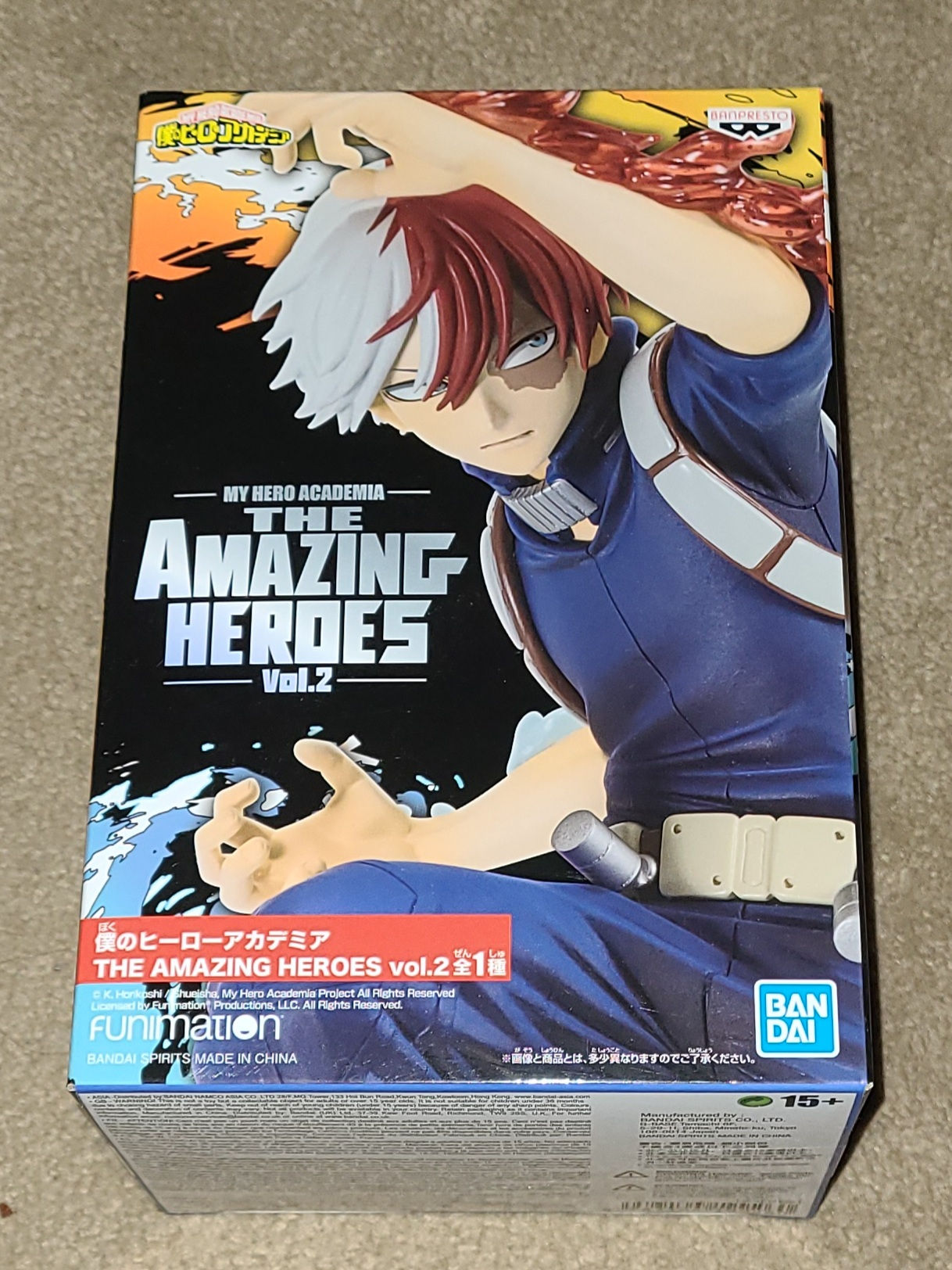 My Hero Academia : Shoto Todoroki - The Amazing Heroes Vol. 2 : Bandai Statue 