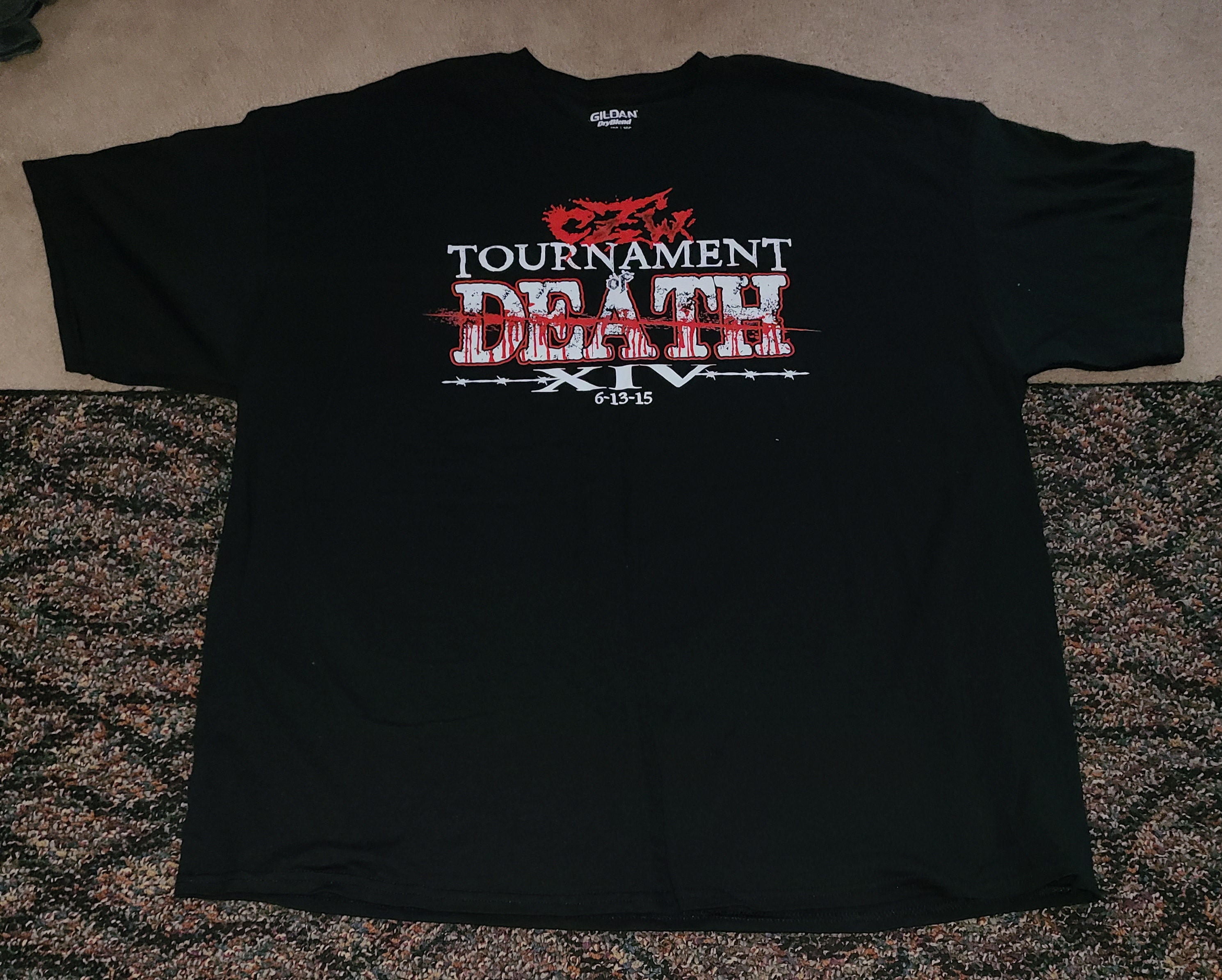 CZW : Tournament Of Death 14 : 6/13/15 - 2x T-Shirt New - Event Shirt