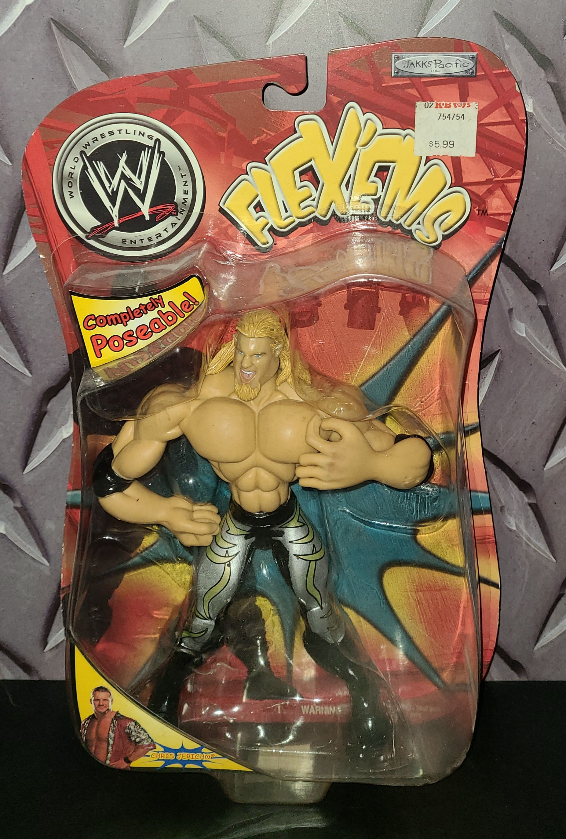 CHRIS JERICHO - WWE Flex Ems - Jakks