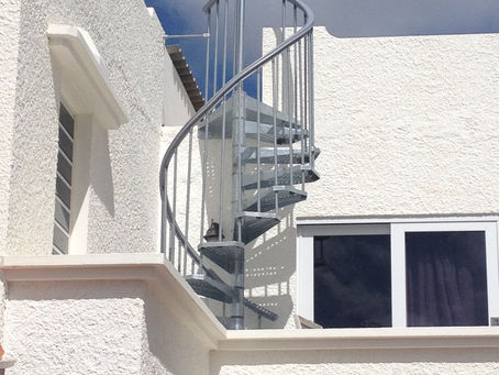 install Spiral stairs