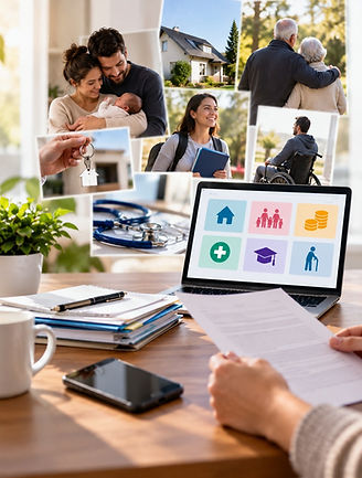 Simulateur aides sociales pour estimer ses droits au logement, à la famille, à la santé et aux prestations sociales