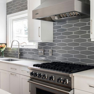 decoración para barra de cocina con panel autoadhesivo tipo azulejo