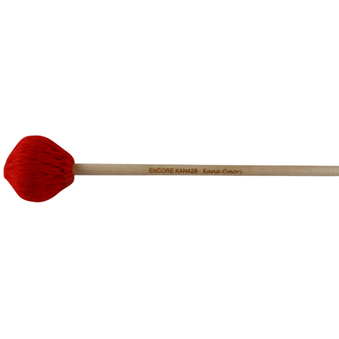 Encore - Kana Omori Signature KANA2R Medium Hard Marimba Mallets - Rattan