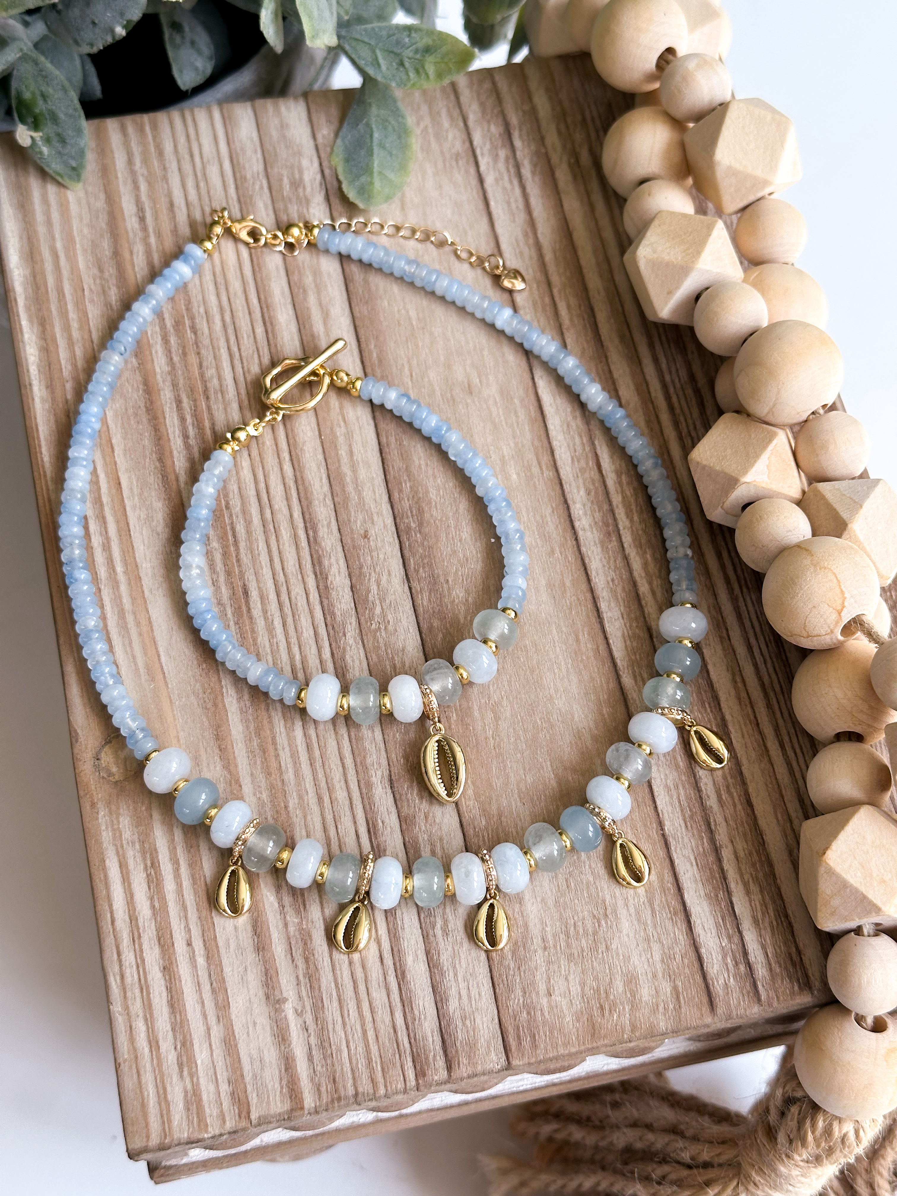 Cowrie Shell Bracelet & Necklace