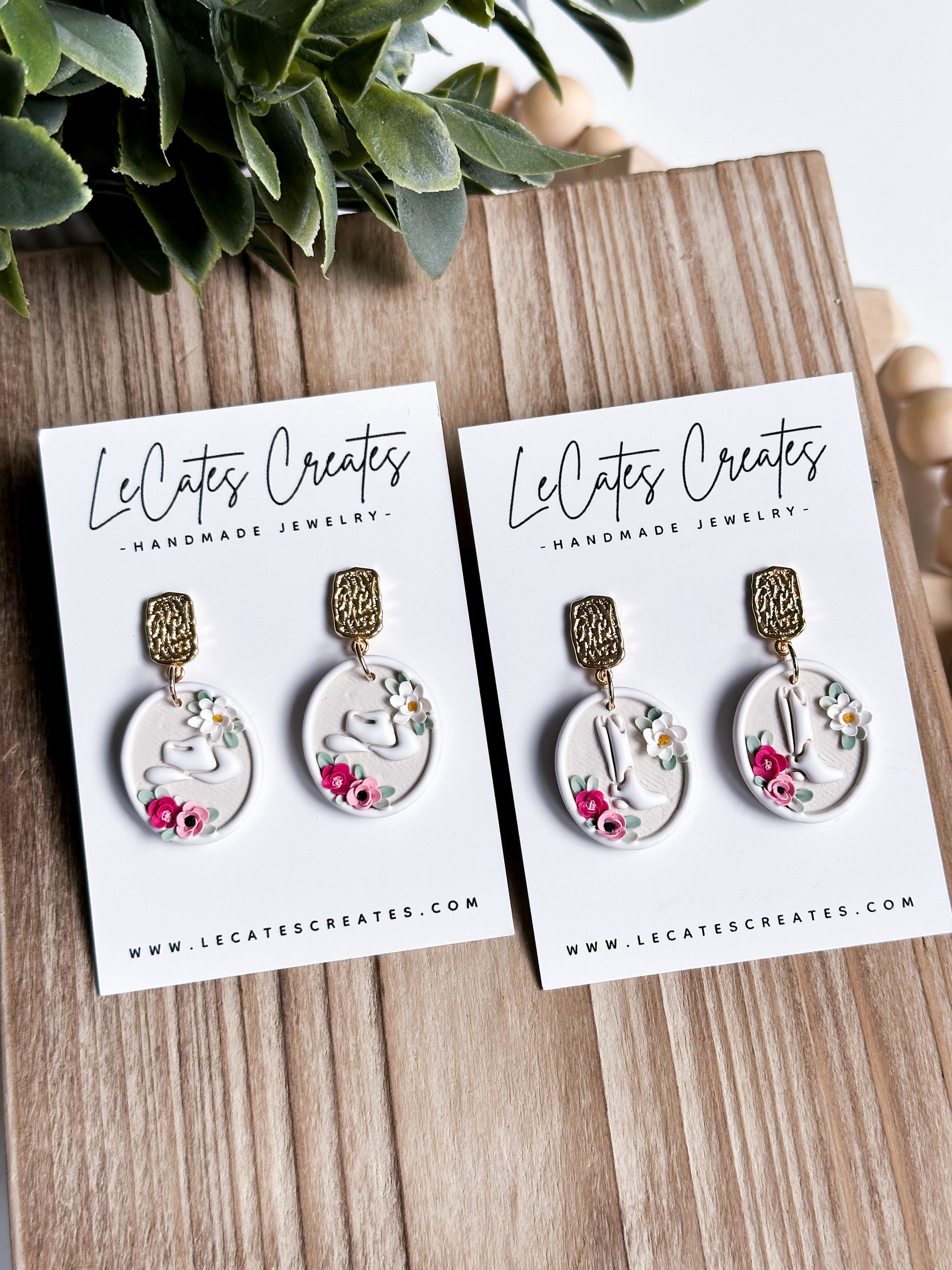 Cowgirl Floral Earrings