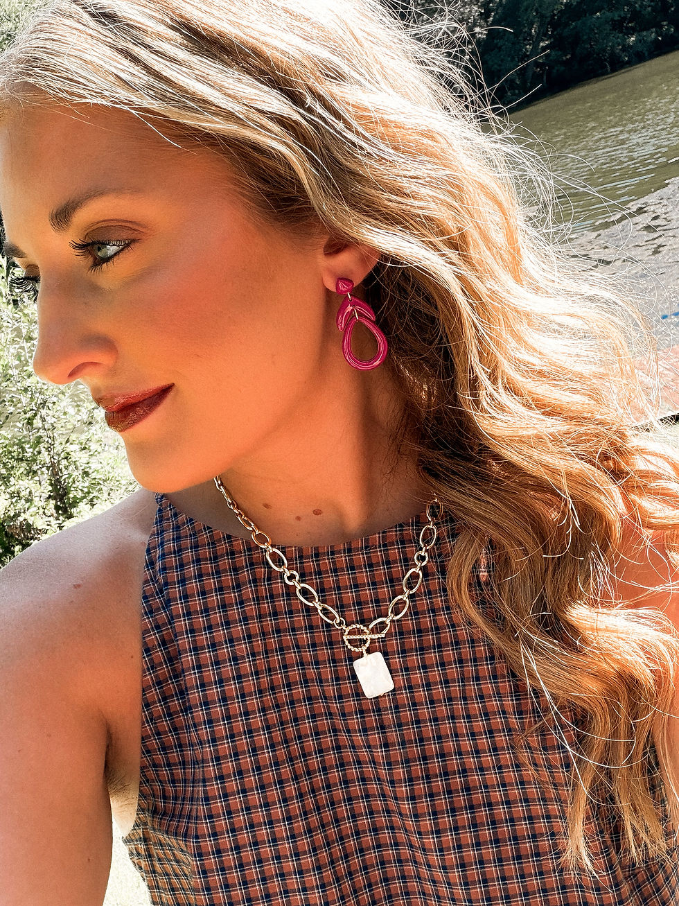 Thumbnail: Fall Fuschia Earrings