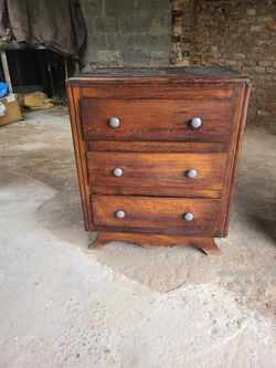 Commode art déco vintage relookée rénovée