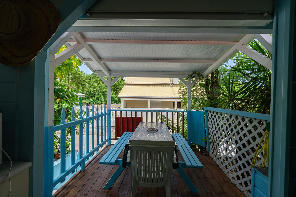TERRASSE DE DEVANT RÊVE BLEU