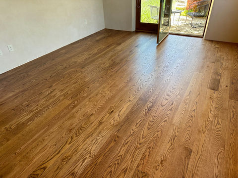 wood flooring in entryway