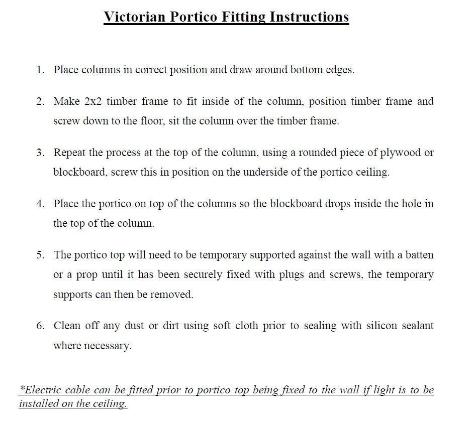 Thumbnail: Victorian Portico Canopy Top