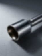 Polished chrome car detailing exhaust tip
