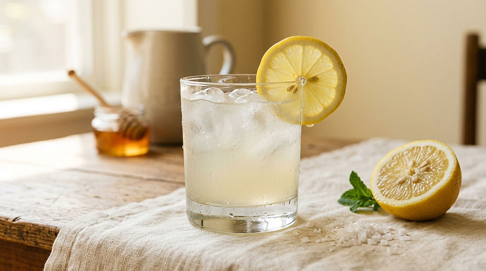 Salted honey lemonade unique summer drink recipe