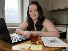 Woman checking digital product store on phone showing you can sell without a website