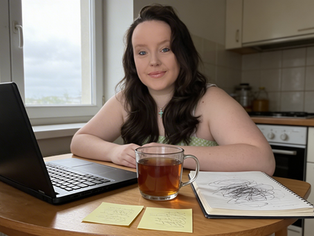 Woman checking digital product store on phone showing you can sell without a website