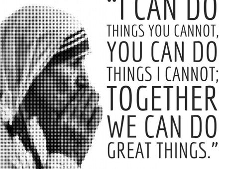Mother Teresa's take on business health