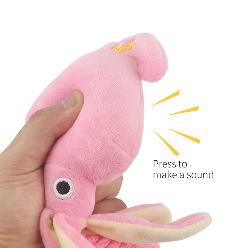 Thumbnail: SquidTug Plush Dog Toy