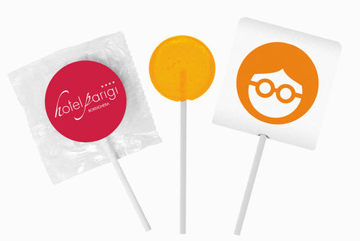 lecca lecca stampati con logo: gadget per fiere ed eventi