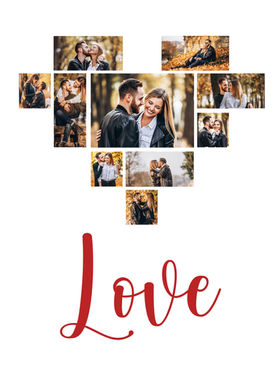 Tela Personalizzata Con Foto Per Moglie - Regalo San Valentino E Festa Della Mamma | Stampa Su Legno