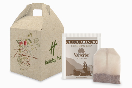 tisane bio in confezione regalo personalizzata per gadget di natale