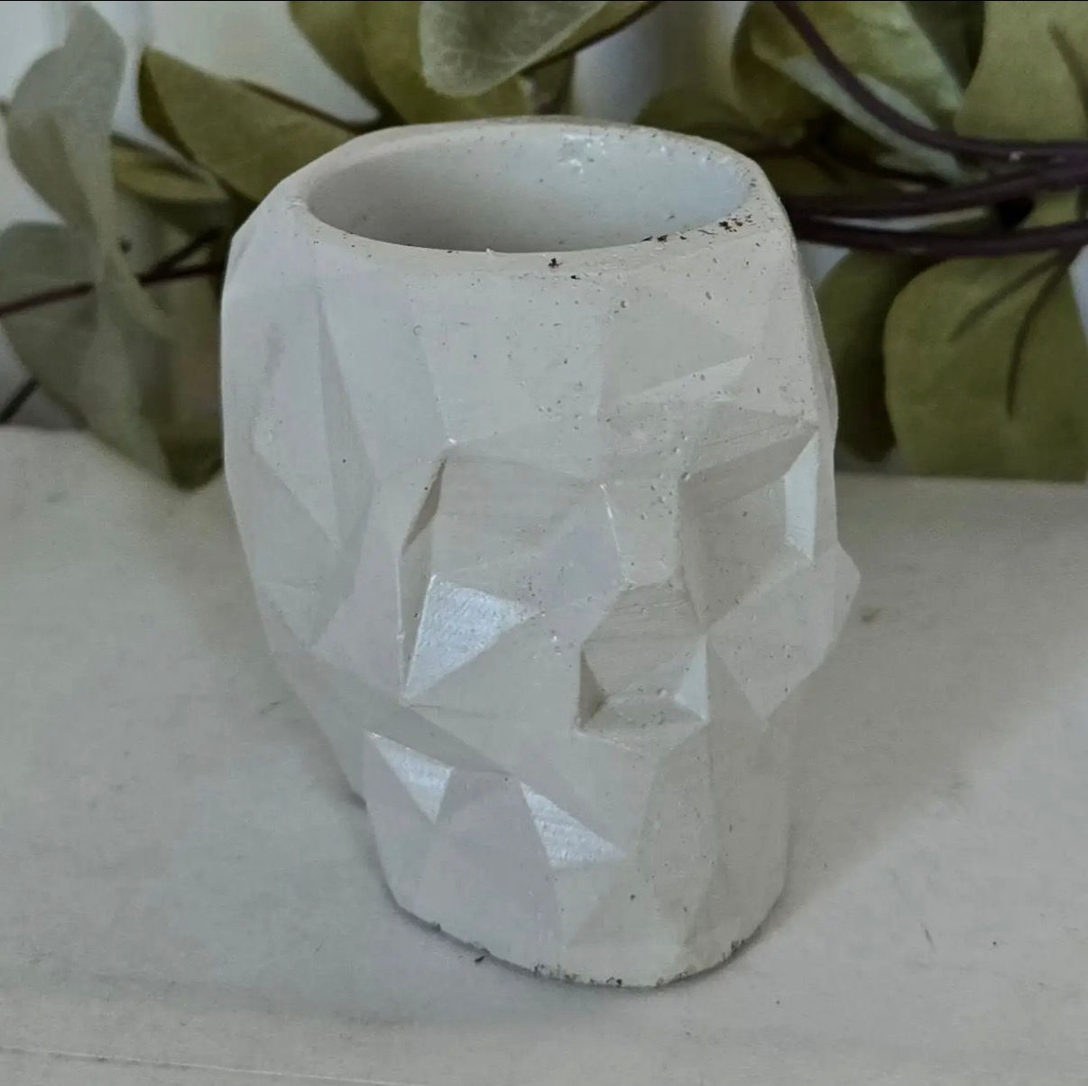 Skull Decor White