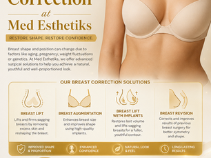 Breast Lift Surgery Cost in Delhi at Med Esthetiks Explained