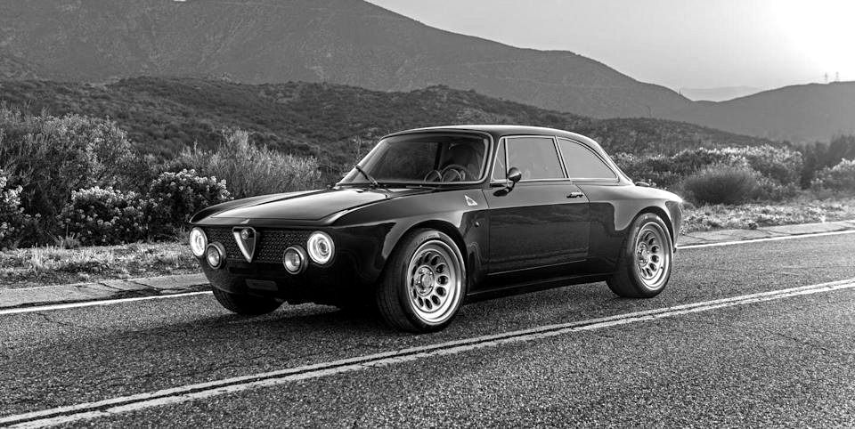 Carequest Sàrl car broker Switzerland, electric Totem GT blue based on an Alfa Romeo Giulia GTA 