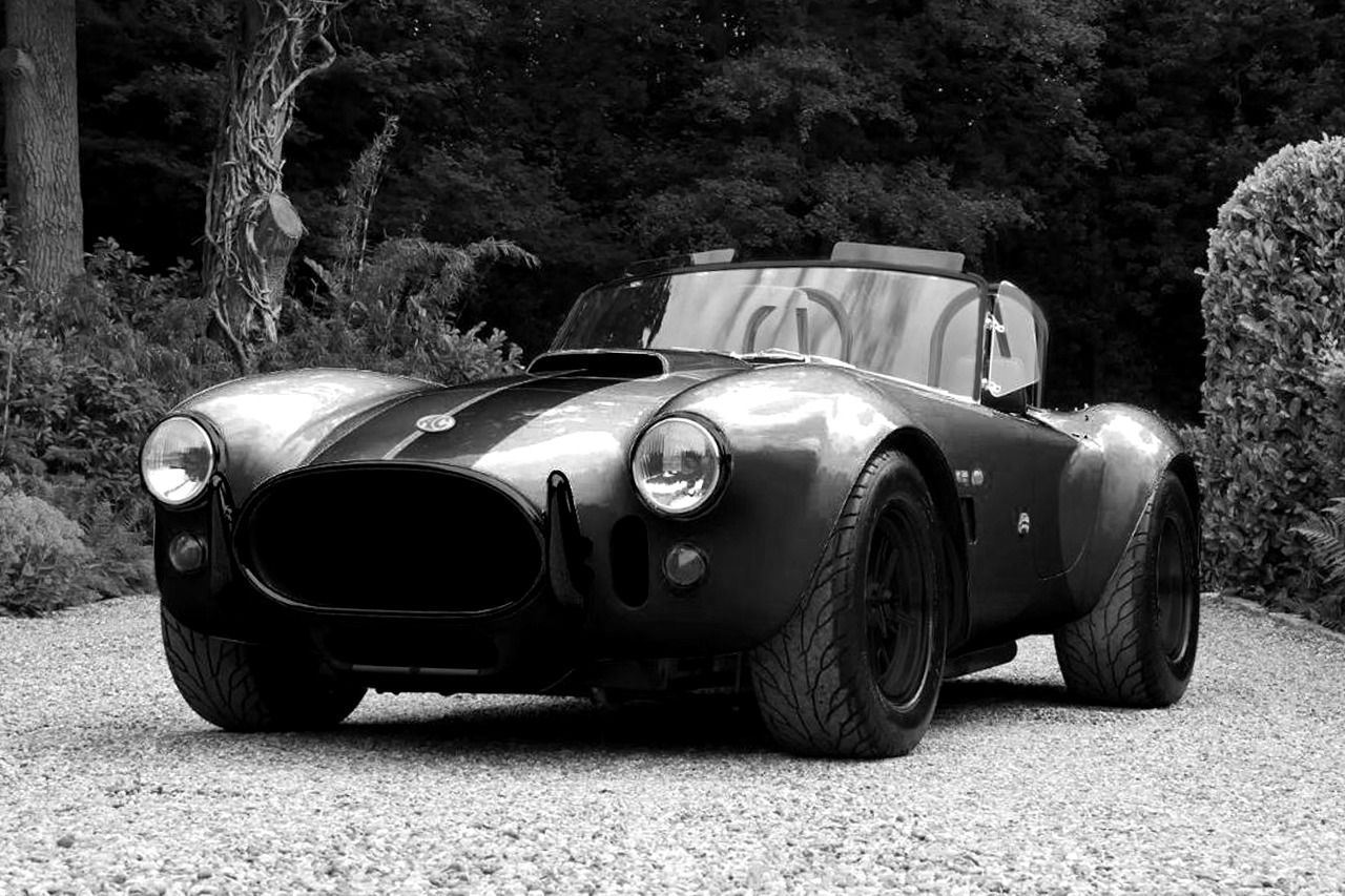 Carequest Sàrl car broker Switzerland, electric AC Cobra blue with black stripes
