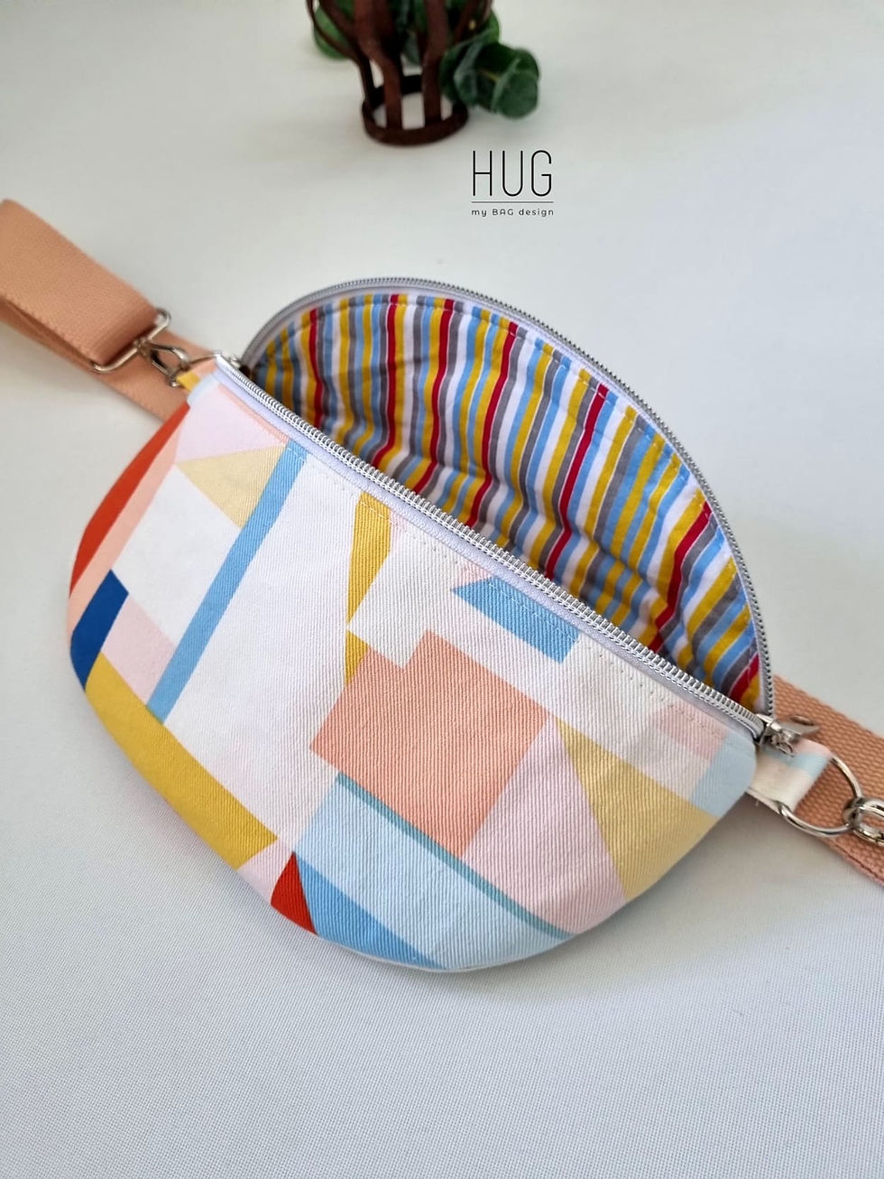 Miniaturbild: Bauchtasche GRAPHIC SILBER