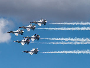 Photographing the Air Force Thunderbirds