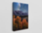 Milky Way Nightscape Photography Print Autumn in San Juan Mountains Photo canvas print