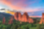 Garden of the Gods Photo of Sunset in Colorado Springs - Landscape Photography