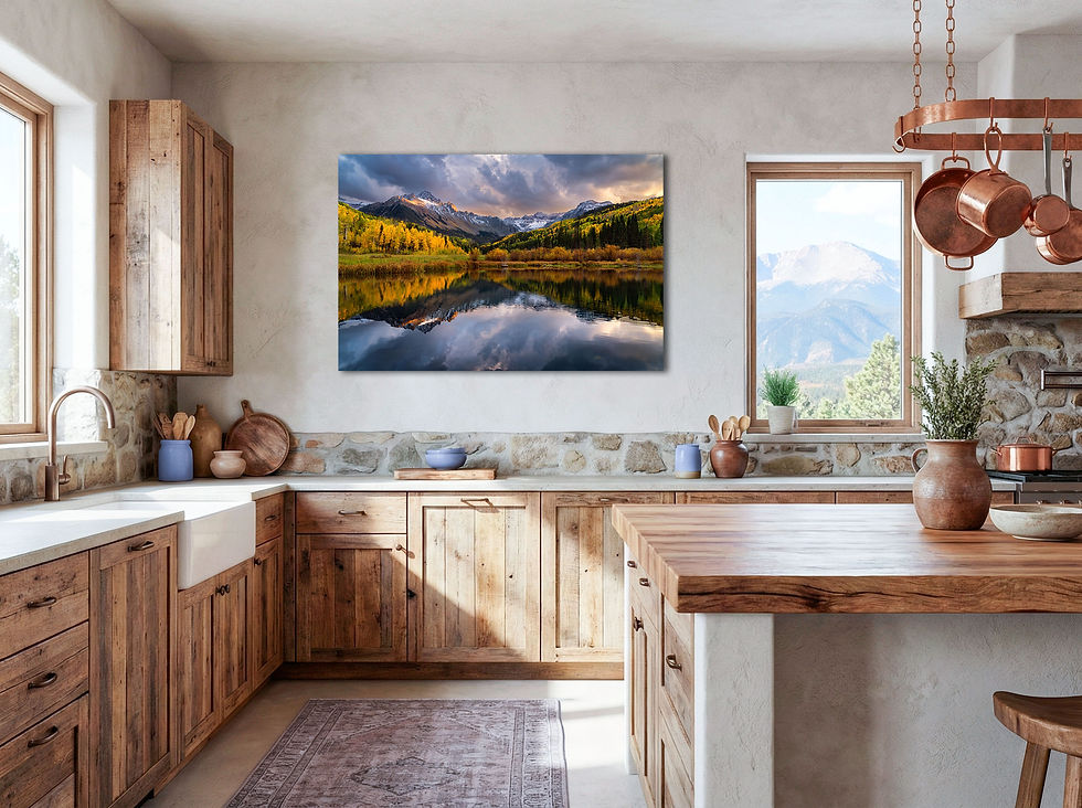 Thumbnail: kitchen photo of Colorado Photography - Mountain Pictures - Landscape Print of San Juan Mountains photo of Mount Sneffels by