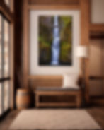 Multnomah Falls Photo - Columbia River Gorge - Oregon Waterfall Print by Daniel Forster foyer mockup