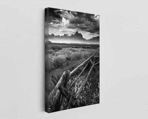 Black and White Fine Art Photo - Grand Teton National Park