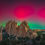 Thumbnail: Garden of the Gods with Aurora Borealis Night Sky Photo - Colorado Springs Print by Daniel Forster Photography